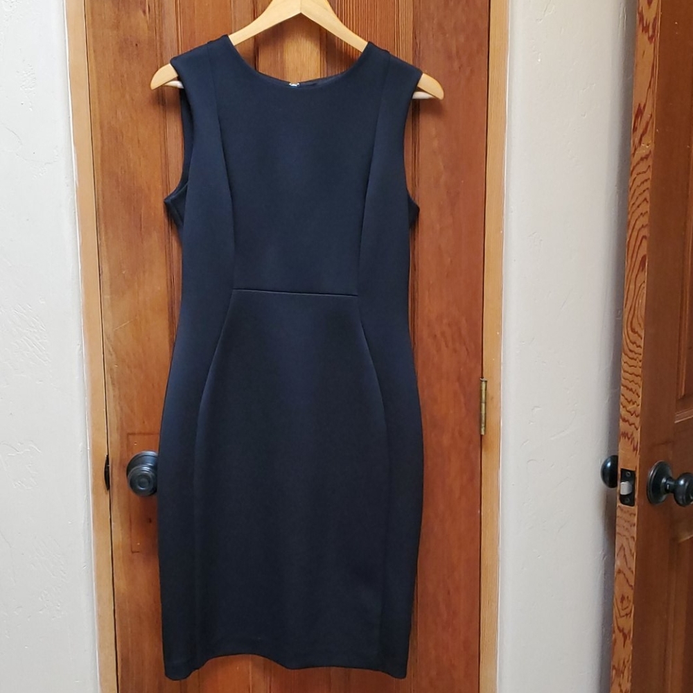 Black scuba dress